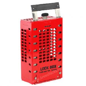 14 Lock Holes Key Management Steel Lock Box Portable Lock Box