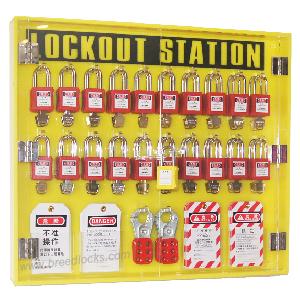 20 Locks Industrial Safety Lockout Double-Door Station
