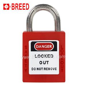 25mm 304 Stainless Steel Shackle LOTO Padlock D Type