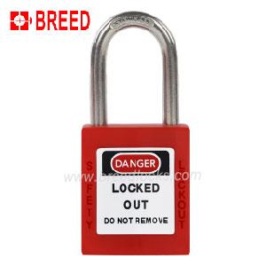 38mm 304 stainless Steel Shackle LOTO Padlock D Type
