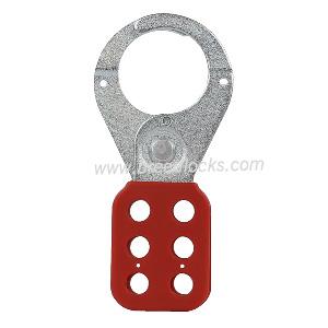 6 Hole Steel Lockout Hasp 38mm Hook with Plastic Coated Body