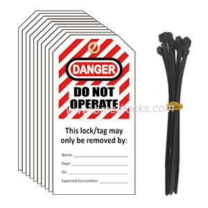 Heavy Duty DO NOT OPERATE Safety Tag OSHA  PVC Tag