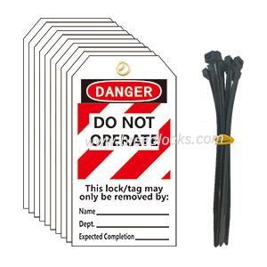 Danger DO NOT OPERATE PVC Safety Warning Tag