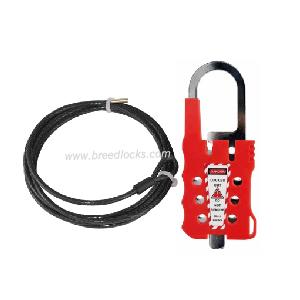 6 Holes Cable Lockout Adjustable Lockout Tagout Device 