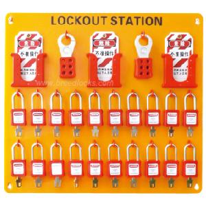 Medium 20-Lock Unfilled Wall Mounted Lockout Station Board